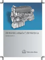 Mercedes-Benz OM 904-926 LA BlueTec Operating Instructions Manual предпросмотр