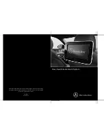 Mercedes-Benz Rear-Seat Entertainment System Manual preview