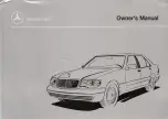 Mercedes-Benz S 320 1999 Owner'S Manual preview