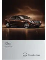 Mercedes-Benz S-Class 2011 Operator'S Manual preview