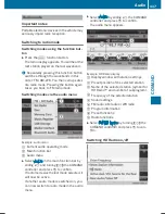 Preview for 439 page of Mercedes-Benz SL 400 Operator'S Manual