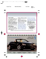 Preview for 1 page of Mercedes-Benz SL Class 2004 Quick Tips