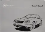 Preview for 1 page of Mercedes-Benz SLK 230 KOMPRESSOR 1999 Owner'S Manual