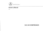 Preview for 3 page of Mercedes-Benz SLK 230 KOMPRESSOR 1999 Owner'S Manual