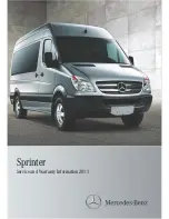 Mercedes-Benz Sprinter 2011 Service And Warranty Information preview