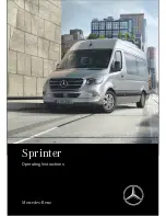 Preview for 1 page of Mercedes-Benz Sprinter 2018 Operating Instructions Manual