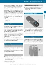 Предварительный просмотр 27 страницы Mercedes-Benz Telephone module with bluetooth Supplement Manual