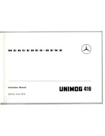 Preview for 2 page of Mercedes-Benz Unimog 416 1976 Instruction Manual