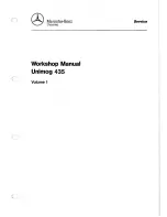 Preview for 1 page of Mercedes-Benz Unimog 435 Service Manual