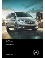 Mercedes-Benz V 200 d Operating Instructions Manual preview