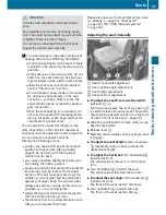 Preview for 99 page of Mercedes-Benz V 200 d Operating Instructions Manual