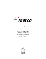 Предварительный просмотр 12 страницы Merco 86002 Parts And Service Manual