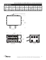 Preview for 5 page of Merco MHC-22 Service, Installation And Operation Manual