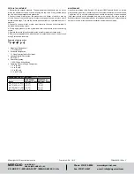 Preview for 2 page of Mercoid A1F Series Specifications-Installation And Operating Instructions