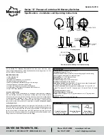 Preview for 1 page of Mercoid D Series Specifications-Installation And Operating Instructions