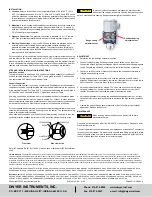 Предварительный просмотр 2 страницы Mercoid SA1100 Series Specifications-Installation And Operating Instructions