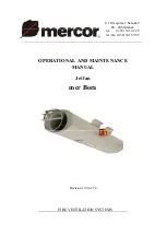 Preview for 1 page of mercor mcr Bora BO Operational And Maintenance Manual