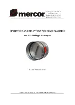 Preview for 1 page of mercor mcr FID PRO Series Operation And Maintenance Manual