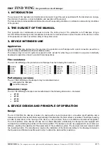 Preview for 4 page of mercor mcr FID WING Technical Documentation Operation Manual