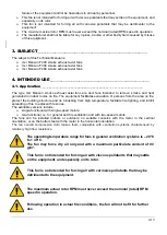 Preview for 4 page of mercor mcr Monsun F200 Technical Manual