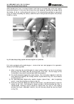 Preview for 23 page of mercor mcr-PROLIGHT C Operation And Maintenance Manual