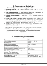 Предварительный просмотр 8 страницы mercor MCRP 054 User Instruction Manual