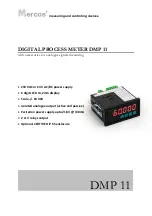 Mercos DMP 11 Instructions Manual preview