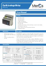 Preview for 1 page of MerCs ME-ELR-DD User Manual