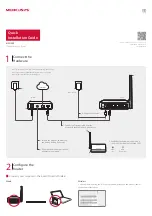 Mercu MW155R Quick Installation Manual preview