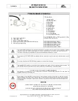 Предварительный просмотр 2 страницы Mercura GYROLED M130 Manual