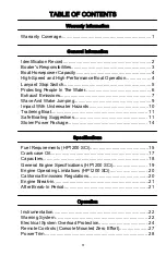 Preview for 5 page of Mercury Racing HP1200 SCi Dry Sump Operation, Maintenance & Warranty Manual