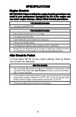 Preview for 29 page of Mercury Racing HP1200 SCi Dry Sump Operation, Maintenance & Warranty Manual