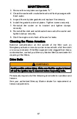 Preview for 75 page of Mercury Racing HP1200 SCi Dry Sump Operation, Maintenance & Warranty Manual