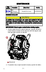 Предварительный просмотр 81 страницы Mercury Racing HP525 EFI Bravo Sterndrive Series Operation, Maintenance & Warranty Manual