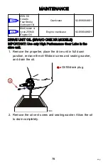 Предварительный просмотр 88 страницы Mercury Racing HP525 EFI Bravo Sterndrive Series Operation, Maintenance & Warranty Manual