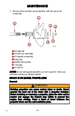 Предварительный просмотр 101 страницы Mercury Racing HP525 EFI Bravo Sterndrive Series Operation, Maintenance & Warranty Manual