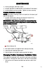 Предварительный просмотр 112 страницы Mercury Racing HP525 EFI Bravo Sterndrive Series Operation, Maintenance & Warranty Manual