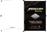 Mercury Racing VesselView Installation, Calibration & Operation Manual preview