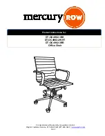 Mercury Row DT-OC4982-1BK Assembly Instructions Manual preview