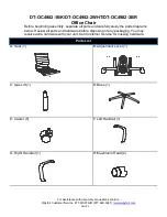 Preview for 2 page of Mercury Row DT-OC4982-1BK Assembly Instructions Manual