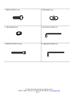 Preview for 3 page of Mercury Row DT-OC4982-1BK Assembly Instructions Manual