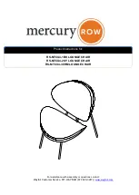 Предварительный просмотр 1 страницы Mercury Row RS-MTCU4-1BK Product Instructions