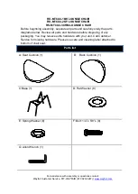 Предварительный просмотр 2 страницы Mercury Row RS-MTCU4-1BK Product Instructions