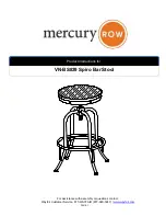 Предварительный просмотр 1 страницы Mercury Row Spiro VN-BS839 Product Instructions