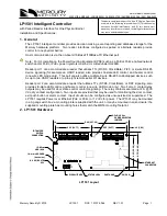 Mercury Security LP1501 Installations And Specifications preview