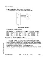 Предварительный просмотр 5 страницы Mercury Security M5-2K Installations And Specifications