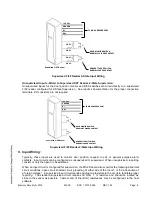 Предварительный просмотр 6 страницы Mercury Security M5-2K Installations And Specifications