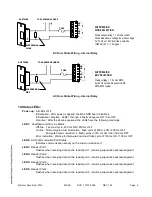 Предварительный просмотр 9 страницы Mercury Security M5-2K Installations And Specifications