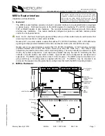 Предварительный просмотр 1 страницы Mercury Security MR51e Installations And Specifications