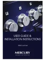 Mercury 1000 Dual Fuel User'S Manual & Installation Instructions предпросмотр